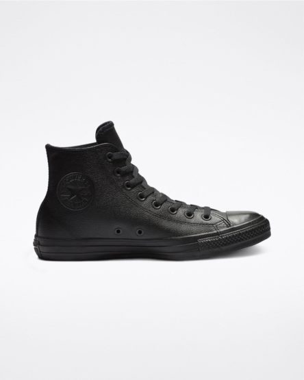 Tenisi Inalti Barbati Converse Chuck Taylor All Star Piele Negrii | RO VI13XC206